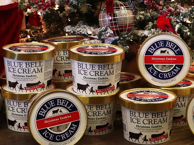 Christmas Cookies Ice Cream
 Blue Bell Wel es Back Christmas Cookies Ice Cream For