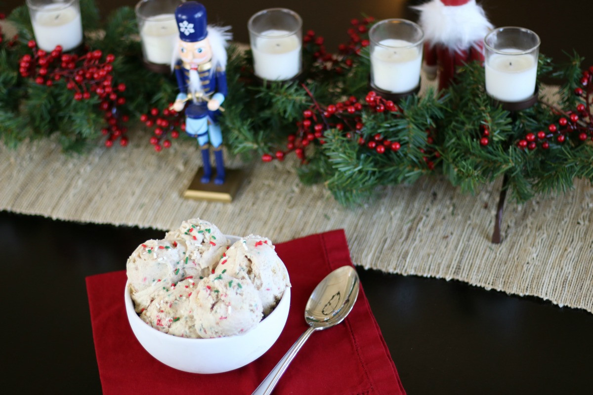 Christmas Cookies Ice Cream
 Christmas Cookie Ice Cream Recipe from Simply Shellie