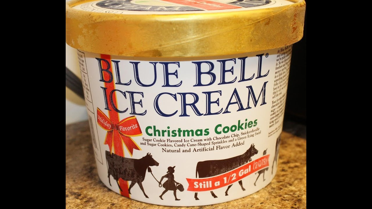 Christmas Cookies Ice Cream
 Blue Bell Christmas Cookie Ice Cream Review