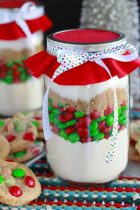 Christmas Cookies In A Jar
 Cookie Mix in a Jar Mason jar t filled with