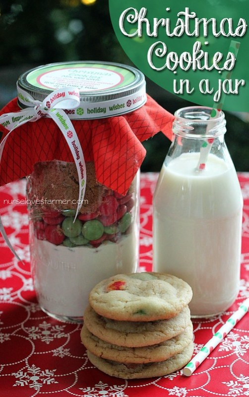 Christmas Cookies In Ajar
 Christmas Cookies in a Jar Nurse Loves Farmer