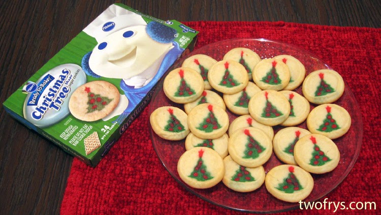 Christmas Cookies Pillsbury
 Two Frys Pillsbury Christmas Tree Shape Sugar Cookies