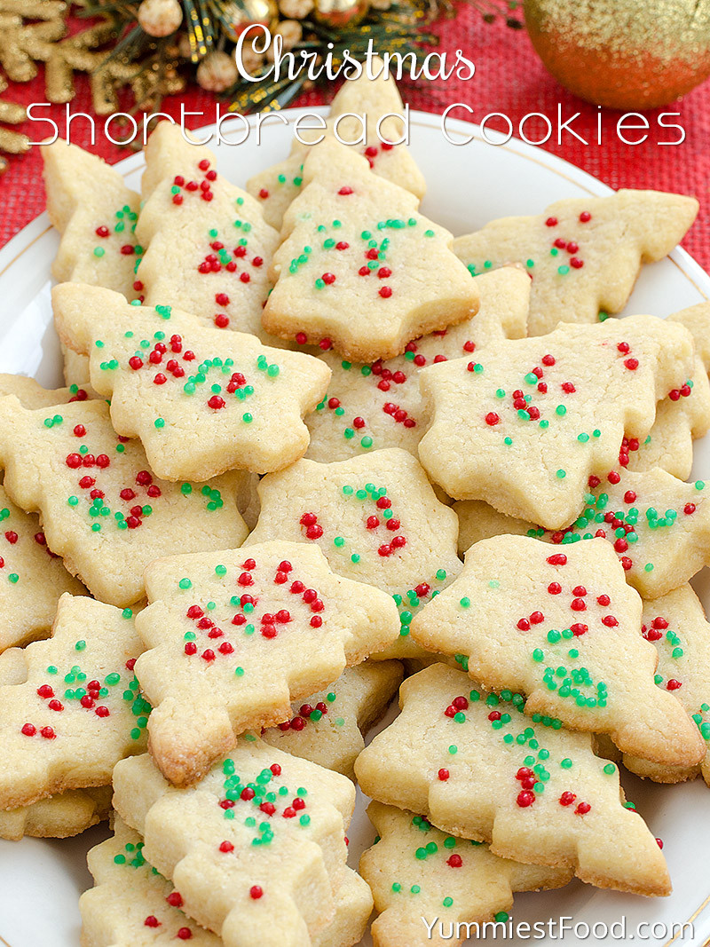 Christmas Cookies Recipes
 Christmas Shortbread Cookies Recipe from Yummiest Food