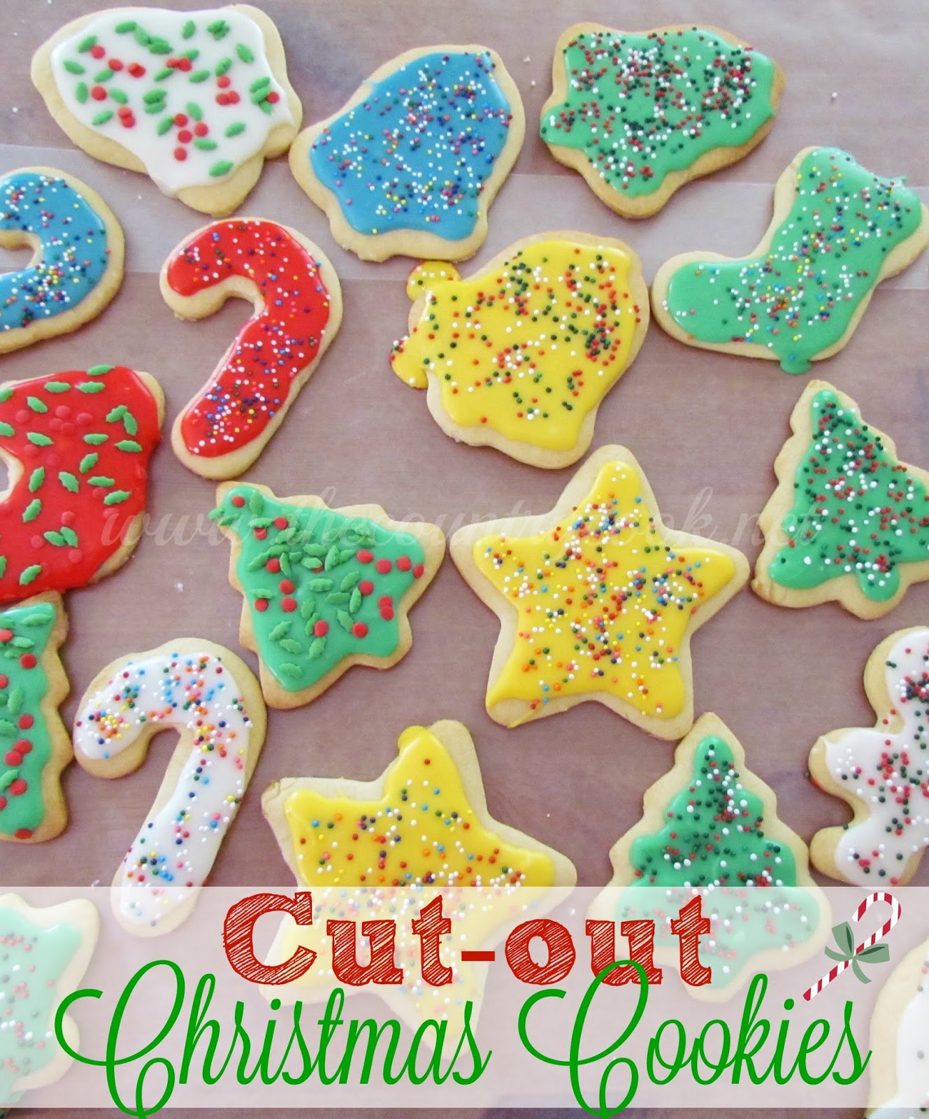 Christmas Cookies Sugar Cookies
 Cut Out Sugar Cookies The Country Cook
