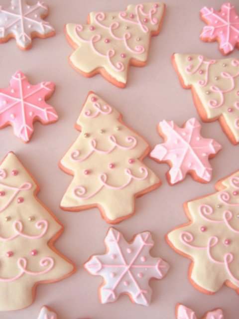 Christmas Cookies Tumblr
 pink christmas cookies