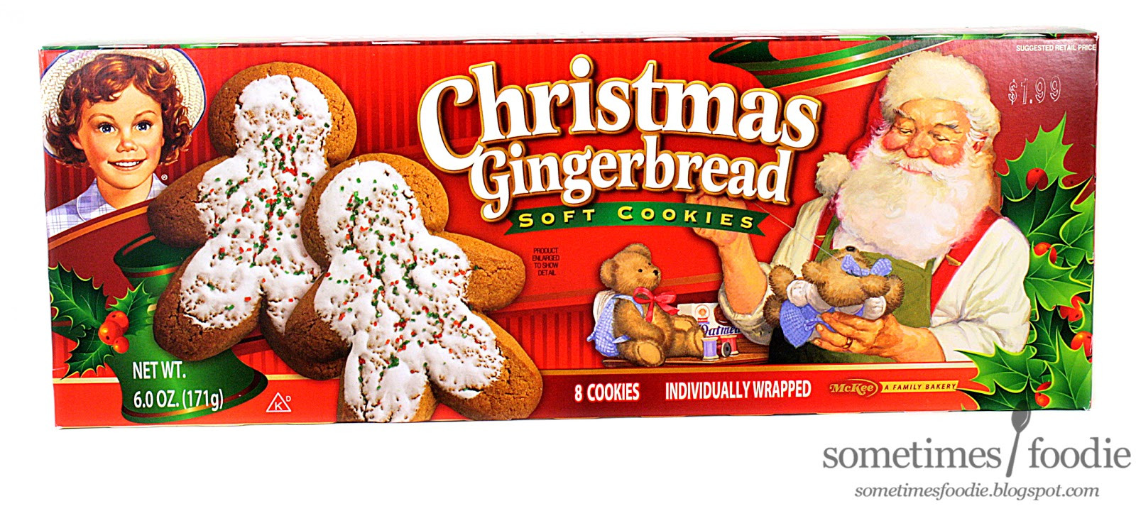 Christmas Cookies Walmart
 Sometimes Foo Christmas Gingerbread Soft Cookies Walmart