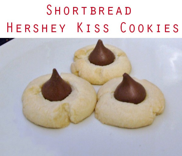 Christmas Cookies With Hershey Kisses
 Shortbread Hershey Kiss Cookies Recipe