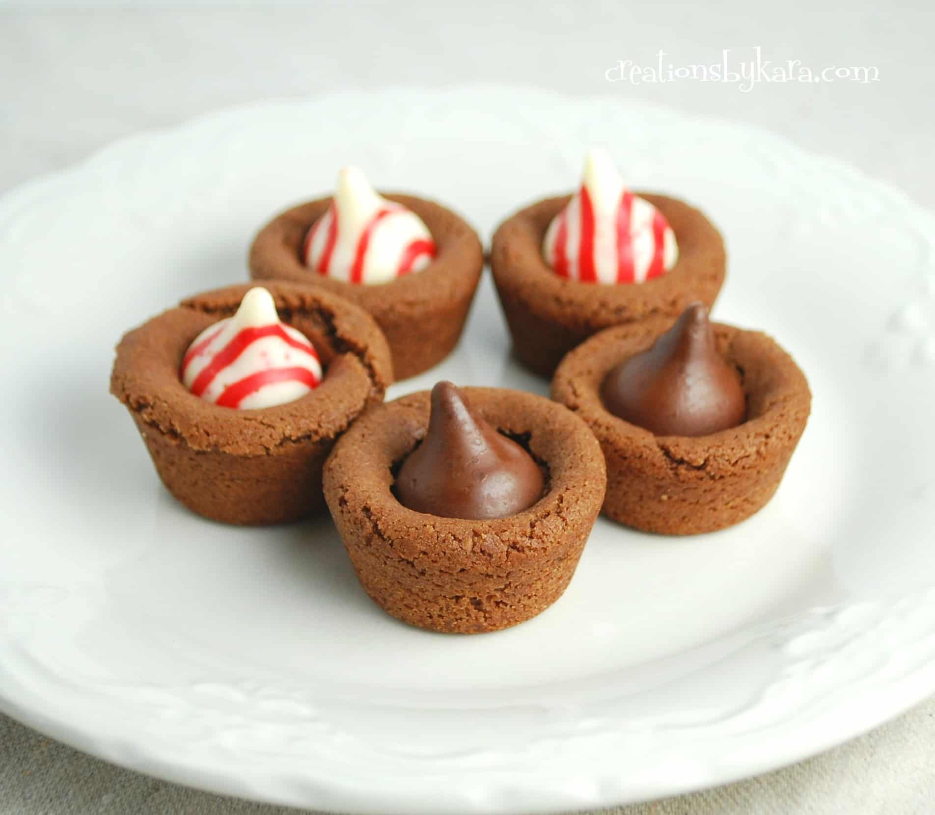 Christmas Cookies With Hershey Kisses
 Candy Cane Peppermint Kiss Cookies