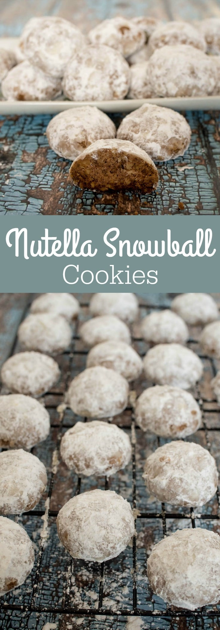 Christmas Cookies With Powdered Sugar
 Nutella Snowball Cookies