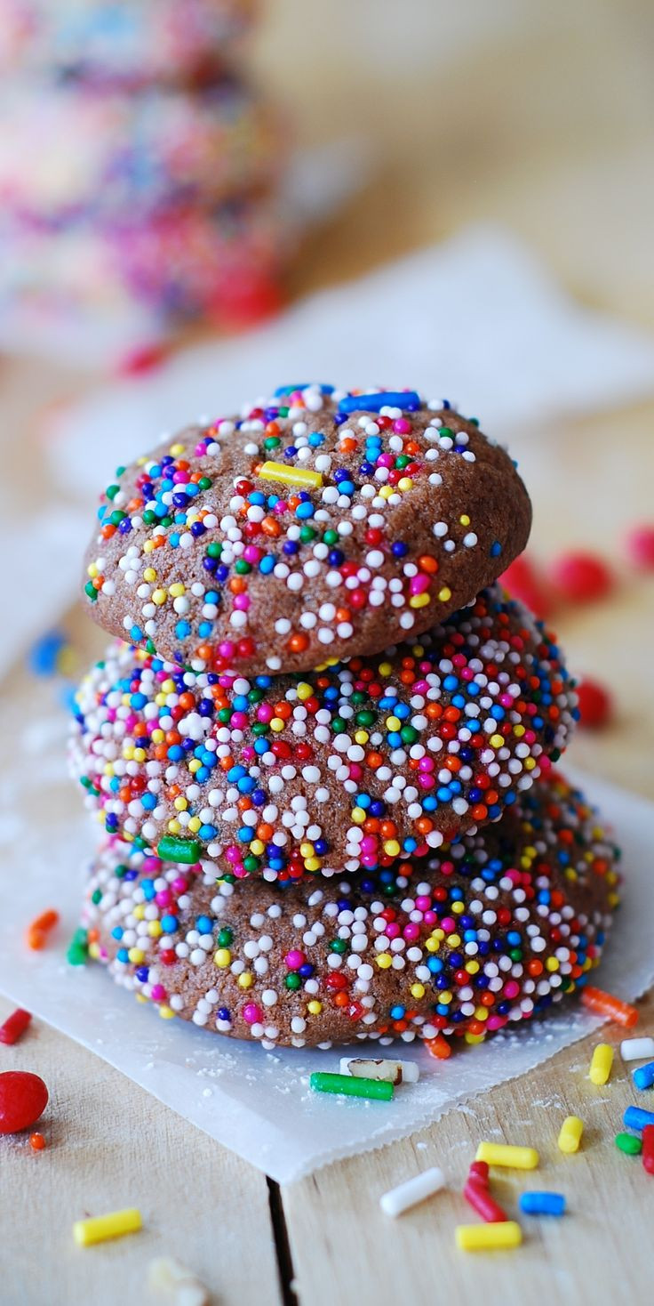 Christmas Cookies With Sprinkles
 Easy chocolate cookies with sprinkles