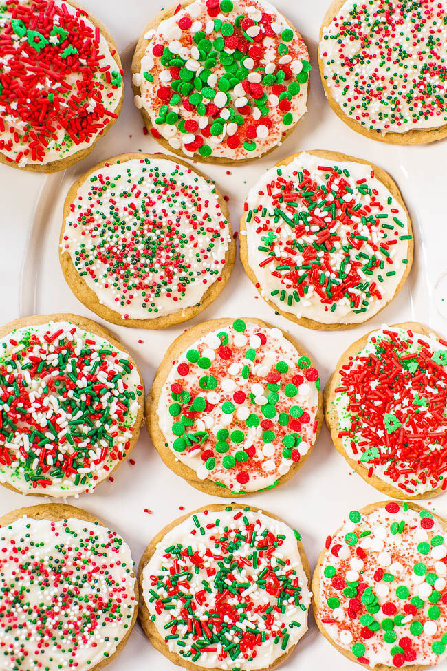 Christmas Cookies With Sprinkles
 Chocolate Peanut Butter Stacks Averie Cooks