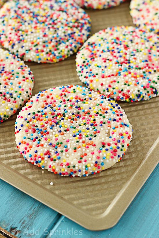 Christmas Cookies With Sprinkles
 Sprinkled Sugar Cookies Recipe
