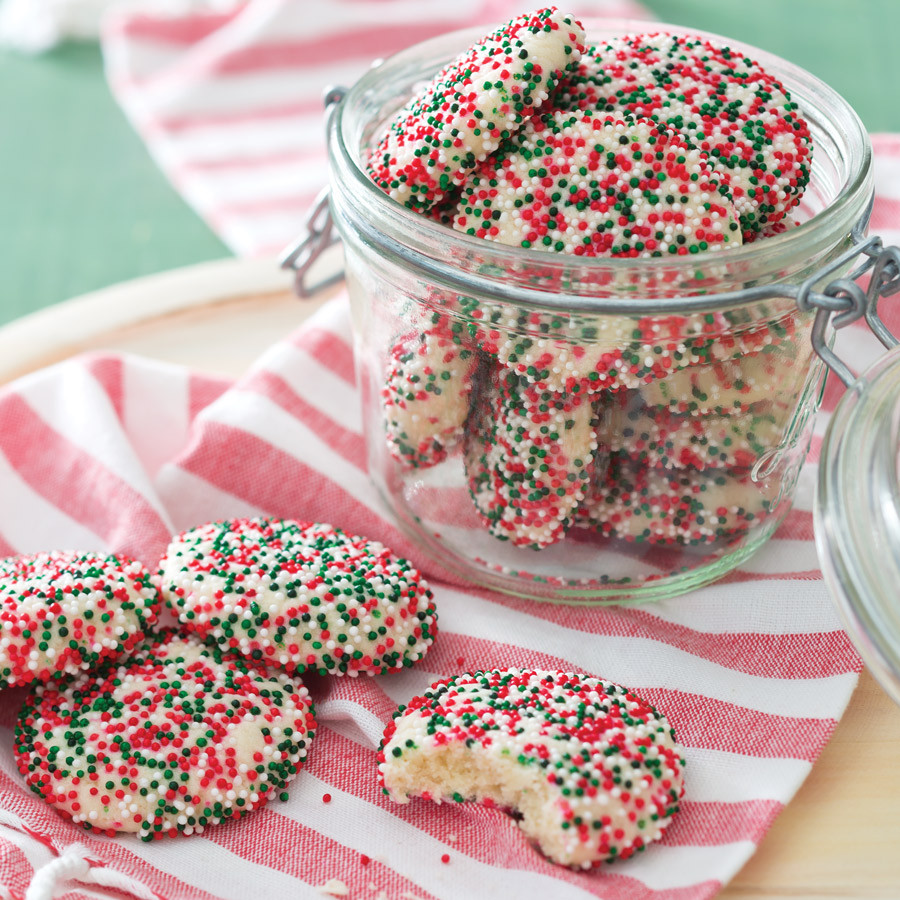 Christmas Cookies With Sprinkles
 Sprinkle Sugar Cookies Taste of the South