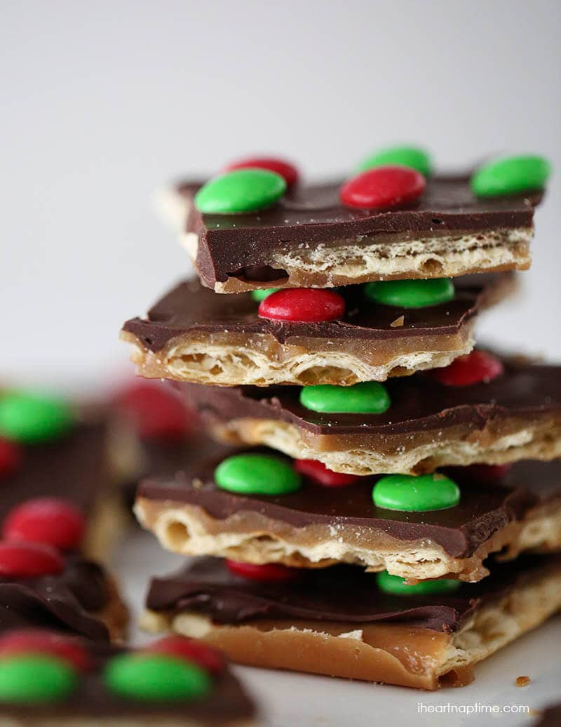 Christmas Crack Candy
 Christmas Crack Toffee Recipe I Heart Nap Time