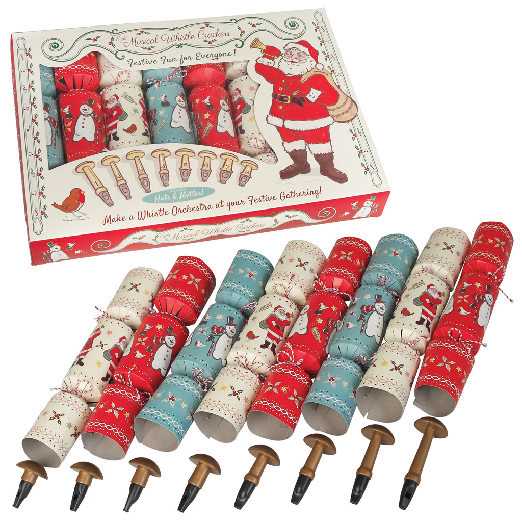 Christmas Crackers Uk
 Set 8 Crackers Christmas Whistle Orchestra