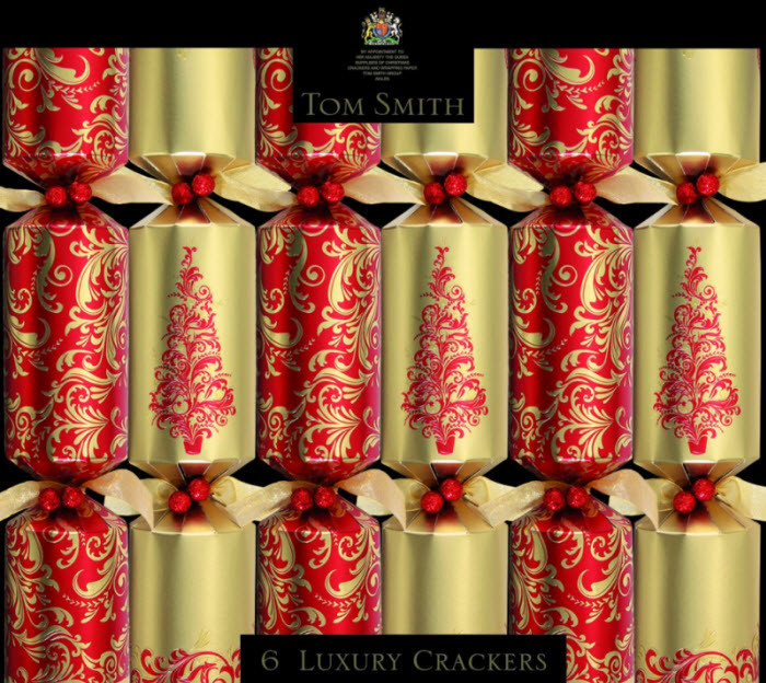 Christmas Crackers Usa
 Red & Gold Luxury Christmas Crackers