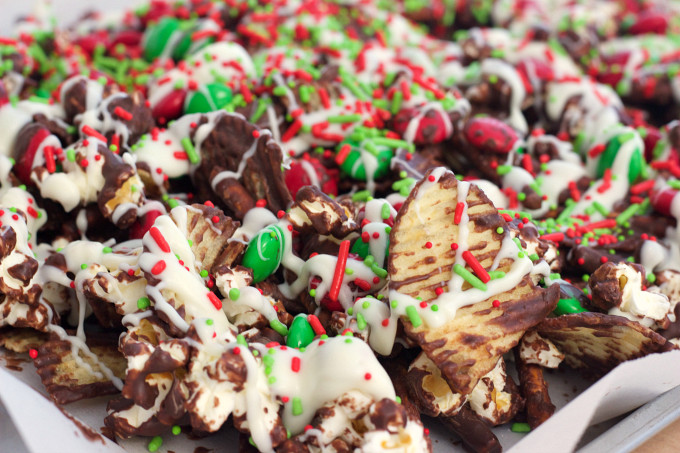 Christmas Crunch Candy Recipe
 Double Chocolate Christmas Crunch The Latina Homemaker