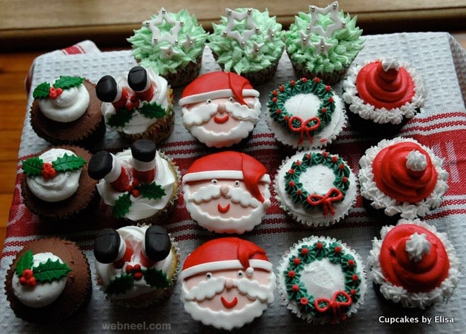 Christmas Cupcakes Ideas
 25 Beautiful Christmas Cupcake Decorating ideas for your