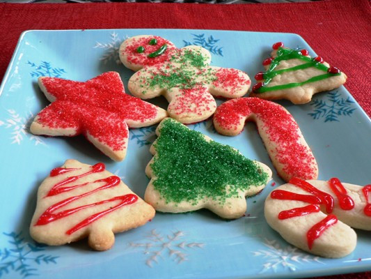 Christmas Cutout Cookies
 Christmas Cutout Sugar Cookies Recipe Food Network