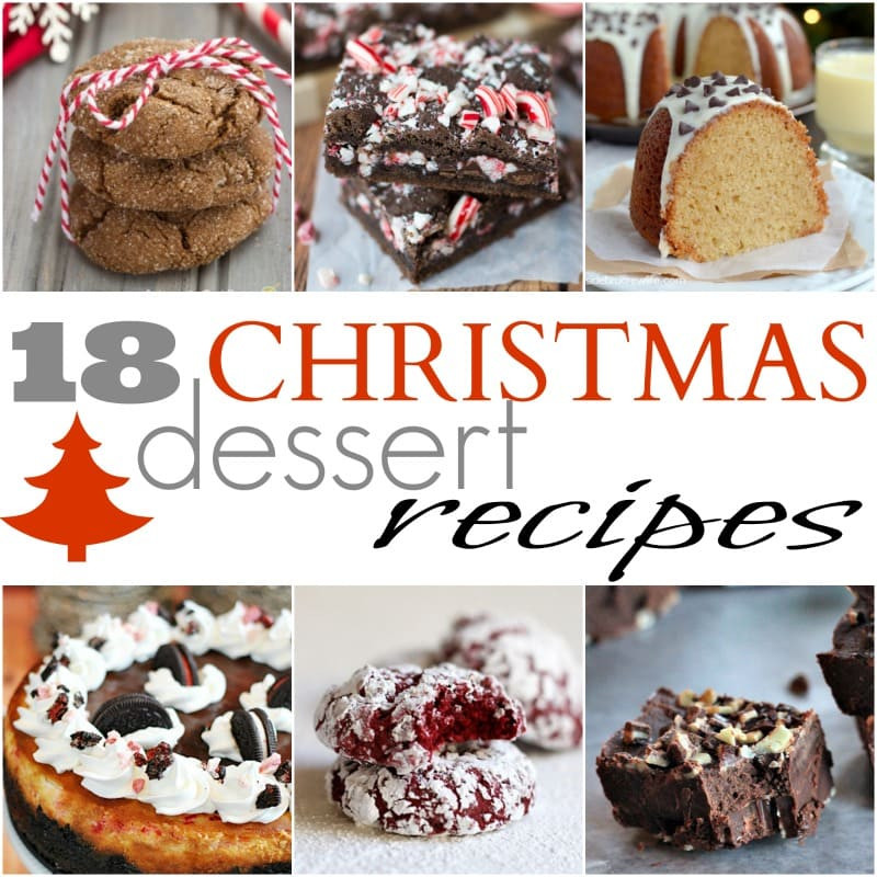 Christmas Desserts Recipes
 18 Easy Christmas Dessert Recipes
