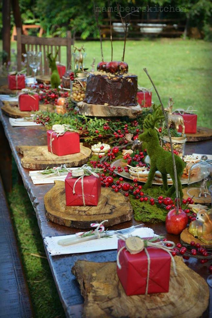 Christmas Dinner Party Ideas
 Rustic Vintage Woodland Party Christmas Birthday