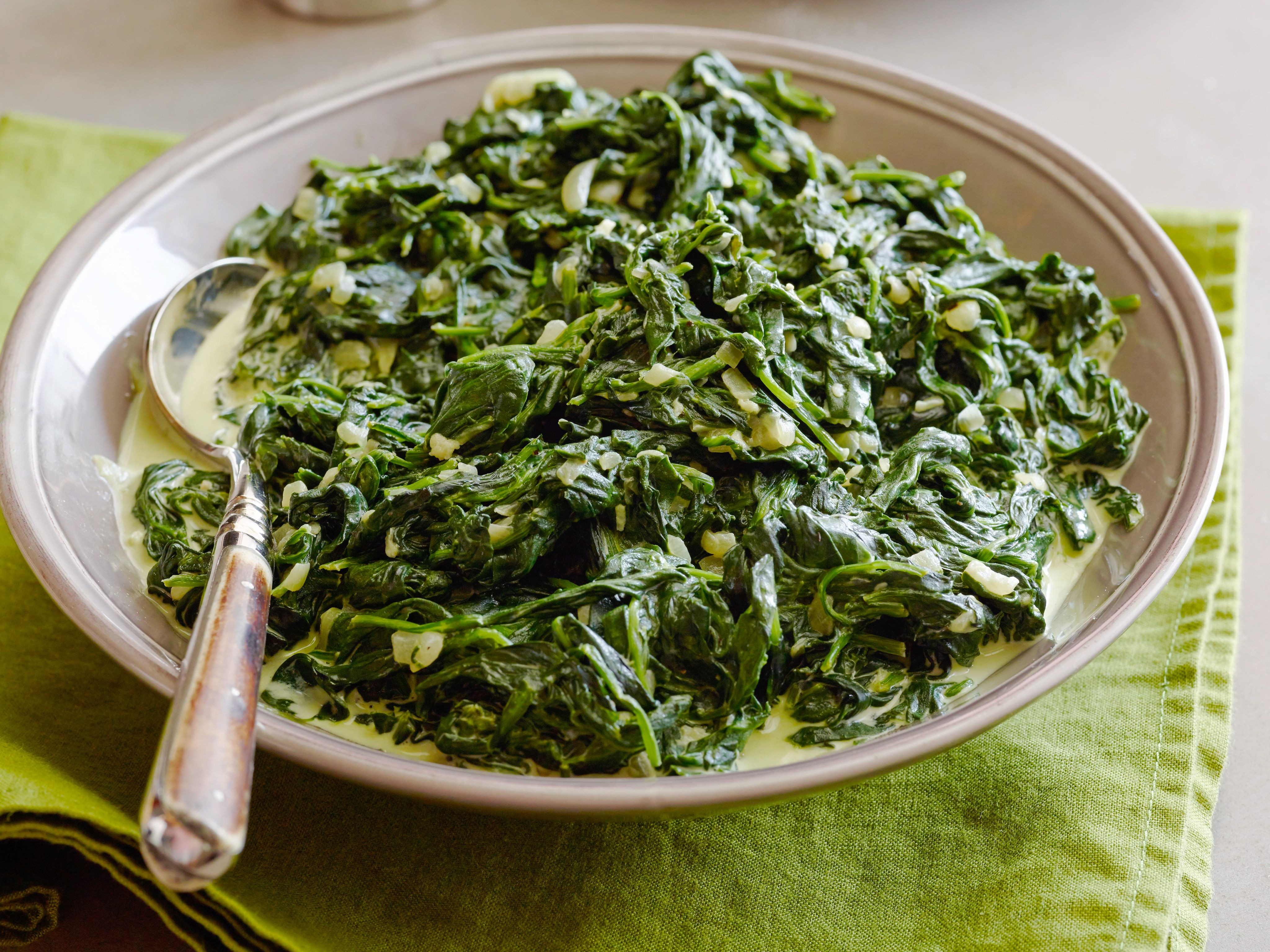 Christmas Dinner Side Dishes Food Network
 Creamed Spinach Recipe Ve ables
