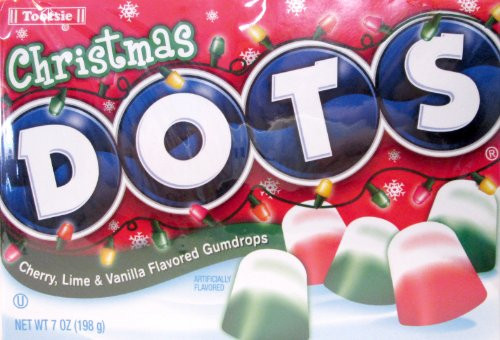 Christmas Dots Candy
 Christmas Dots Candy Cherry Lime & Vanilla Gumdrops 7 oz