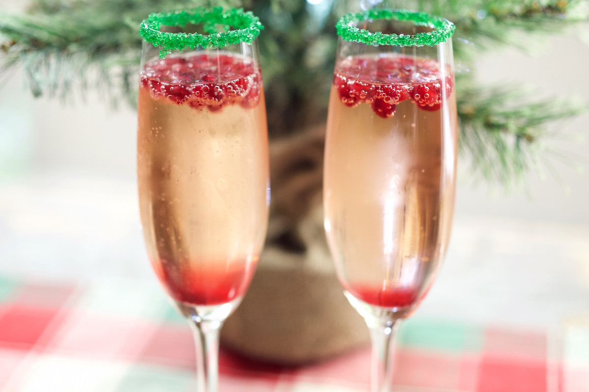 Christmas Drink Recipes
 Christmas Champagne Cocktail Recipe Cooking With Janica