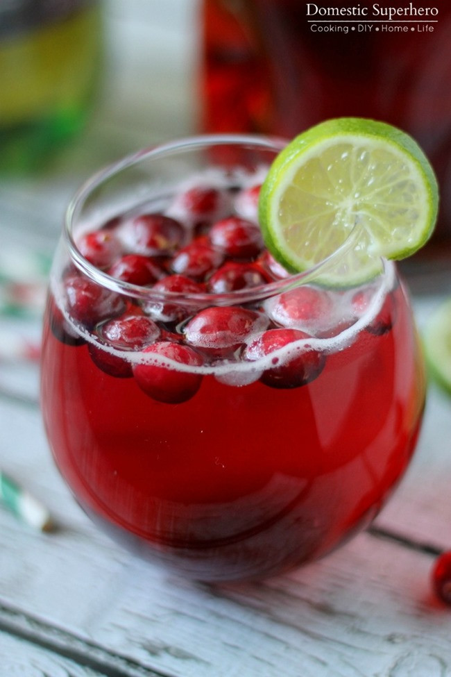 Christmas Drinks With Vodka
 Cranberry Ginger Cocktail & Mocktail • Domestic Superhero