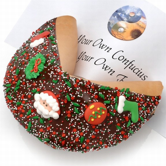Christmas Fortune Cookies
 Giant Christmas Fortune Cookie Cookie Gifts
