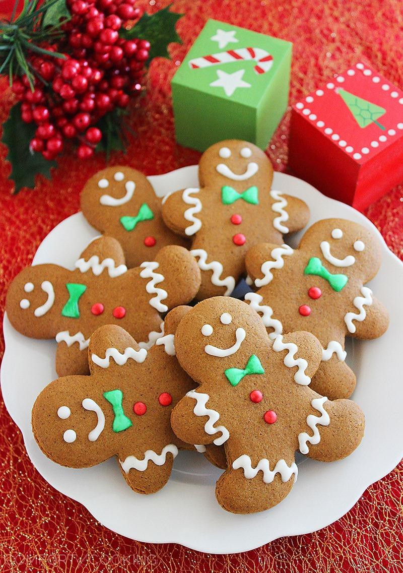 Christmas Ginger Cookies
 Spiced Gingerbread Man Cookies
