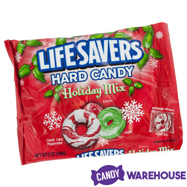 Christmas Hard Candy Mix
 LifeSavers Hard Candy Singles Holiday Mix 50 Piece Bag