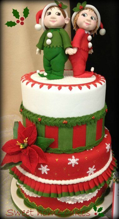 Christmas Holiday Cakes
 338 best images about Christmas Cakes on Pinterest