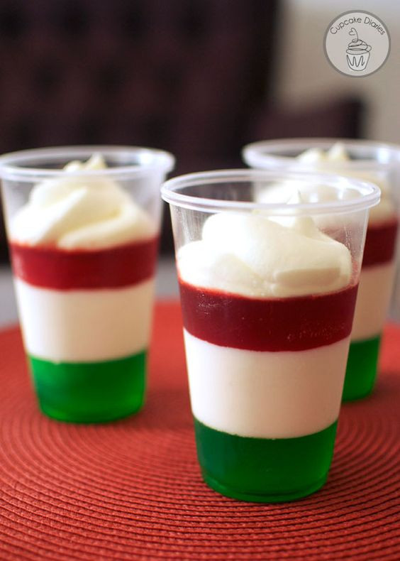 Christmas Jello Desserts
 Holiday Jello Cups Recipe