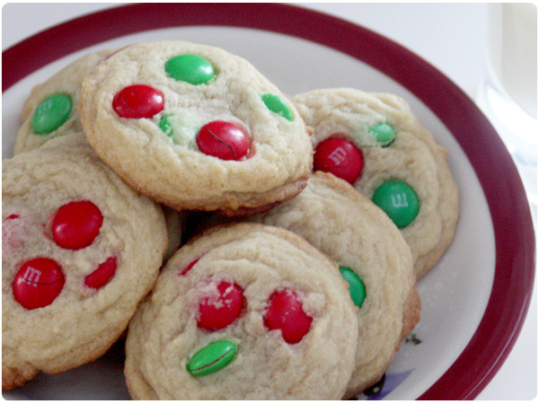Christmas M And M Cookies
 Holiday Cookie Week Almond M&M Cookies