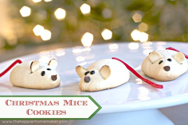 Christmas Mice Cookies
 Christmas Mice Cookies