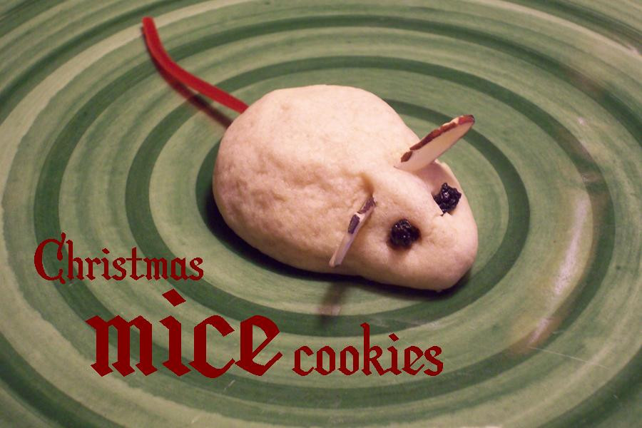 Christmas Mice Cookies
 Doodle ee doo Christmas Mice
