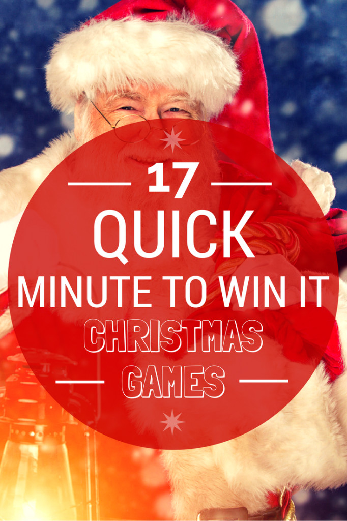 Christmas Minute To Win It Games Candy Cane
 17 Quick “Minute To Win It" Christmas Games for your