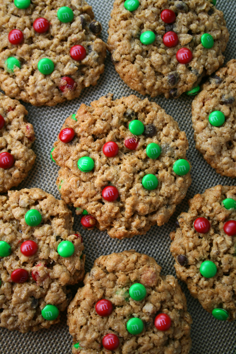 Christmas Monster Cookies
 Christmas M&M s Monster Cookies Mom Loves Baking