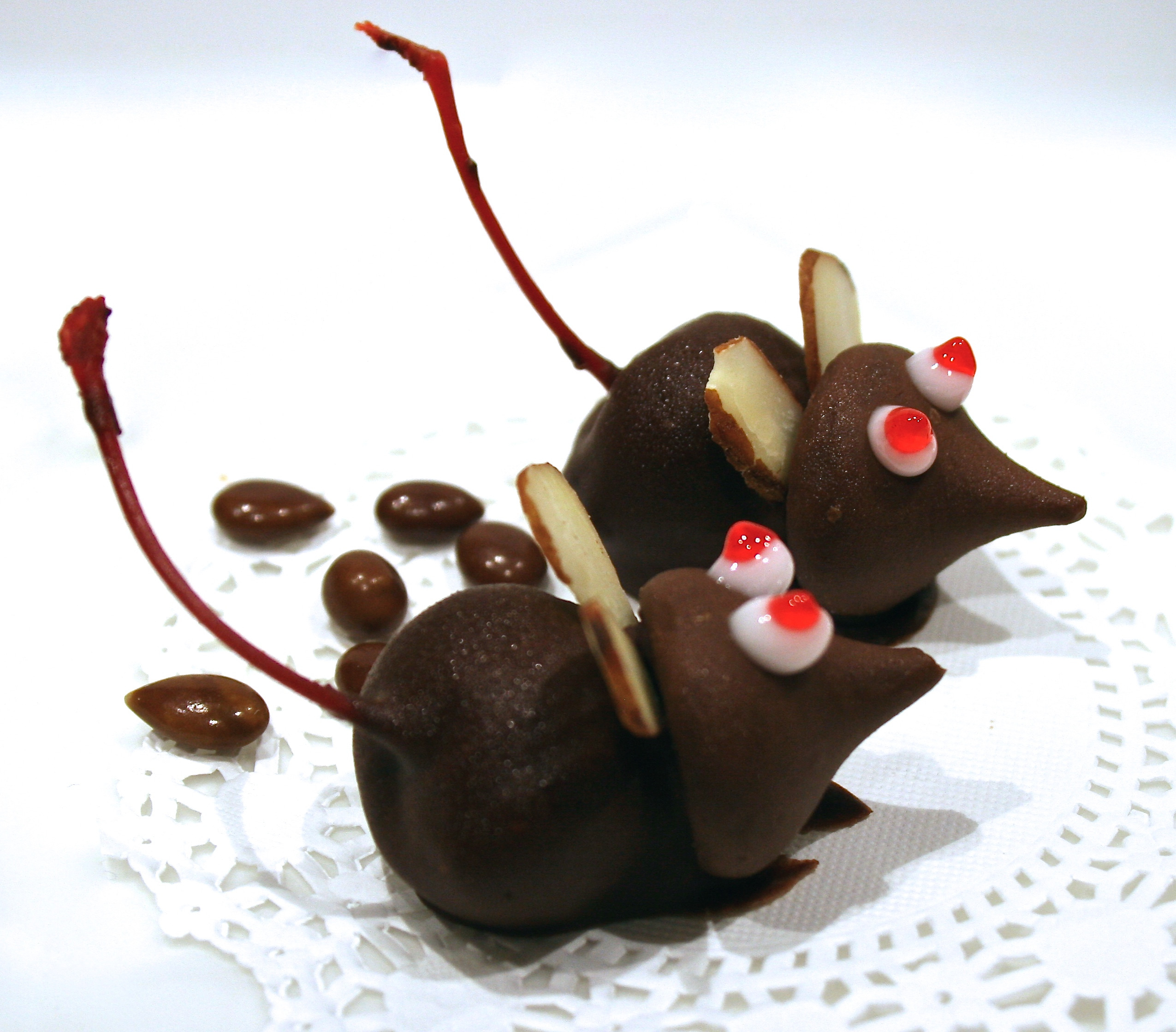 Christmas Mouse Candy
 Chocolate Cherry Mice Candy Recipe Finding Our Way Now
