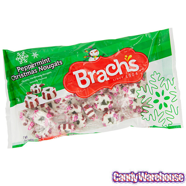 Christmas Nougat Candy
 Brach s Peppermint Christmas Tree Nougats 40 Piece Bag