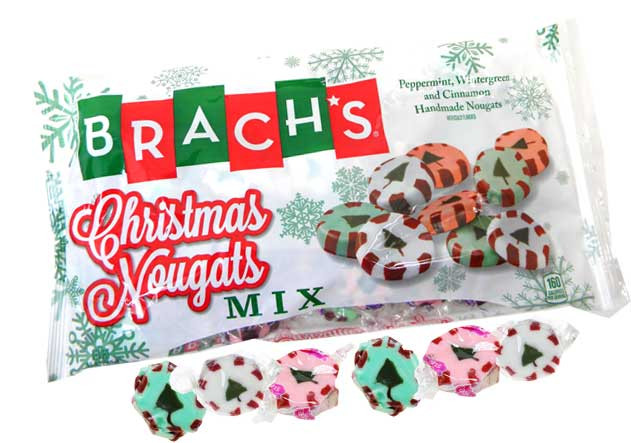 Christmas Nougat Candy
 Brachs Christmas Candy Peppermint Nougats 13oz BlairCandy