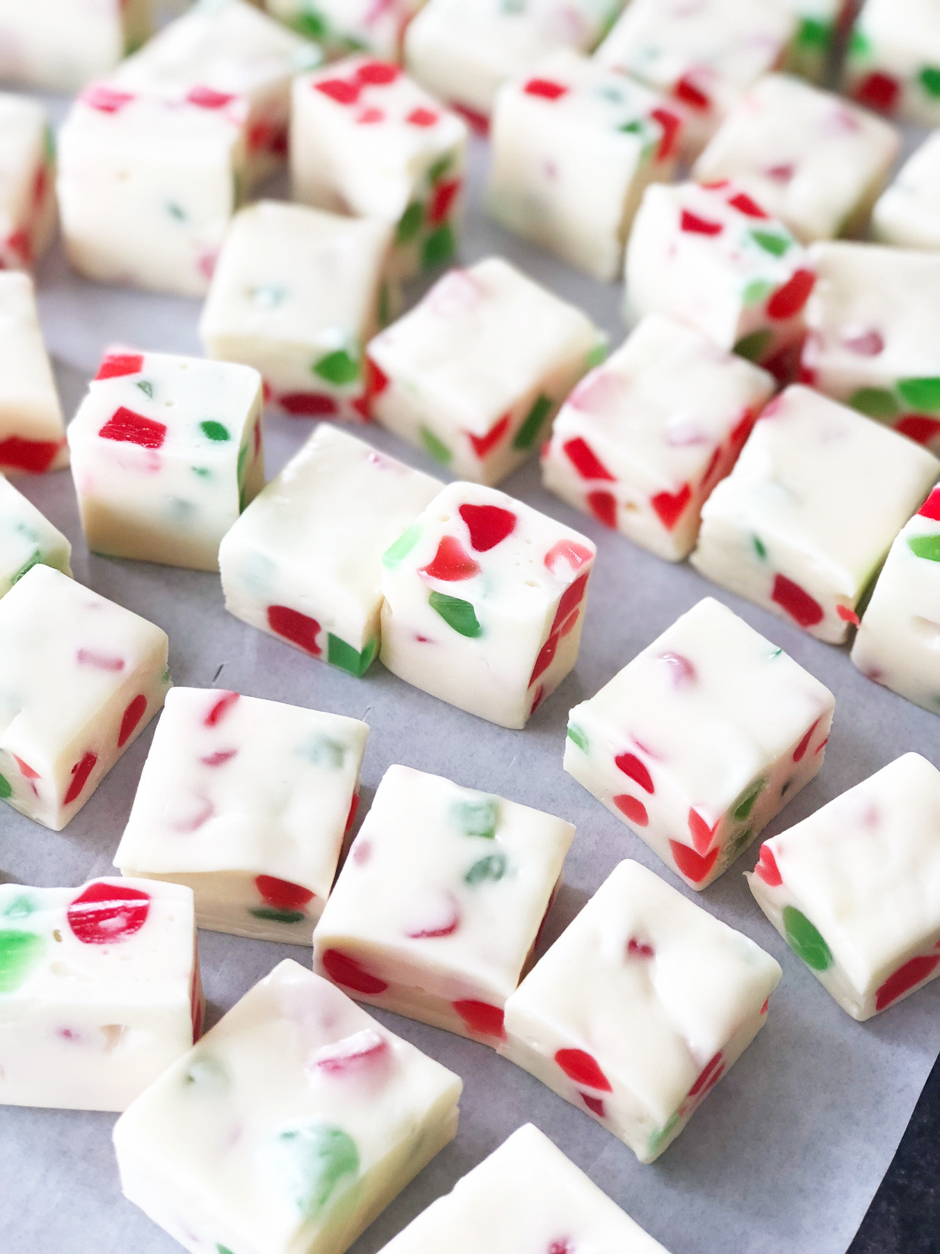 Christmas Nougat Candy
 Easy Christmas Gumdrop Nougat Candy A Pretty Life In The