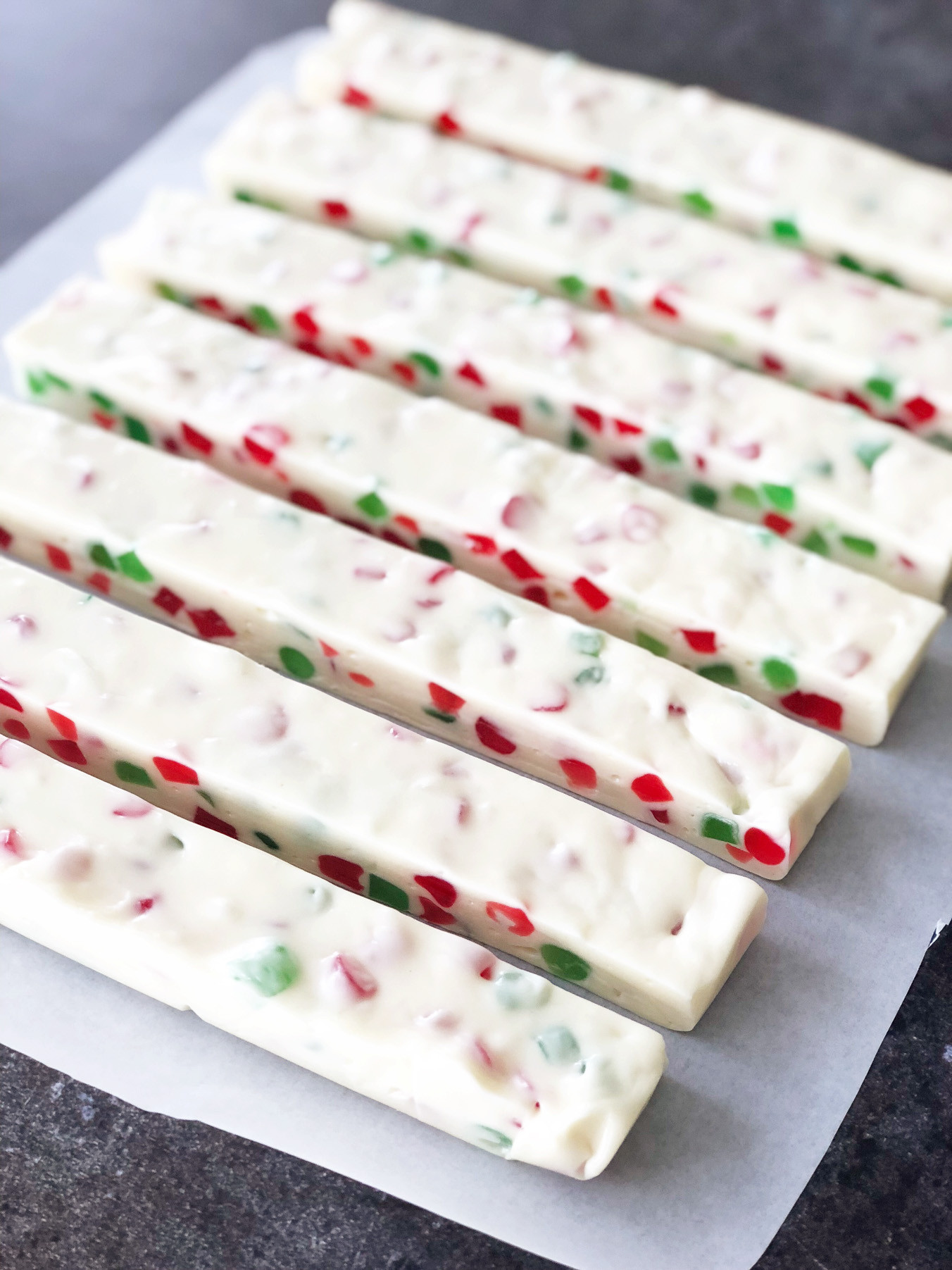 Christmas Nougat Candy
 Easy Christmas Gumdrop Nougat Candy A Pretty Life In The