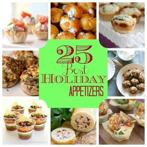 Christmas Party Appetizers Finger Foods
 25 Best Holiday Appetizers Construction Haven Home