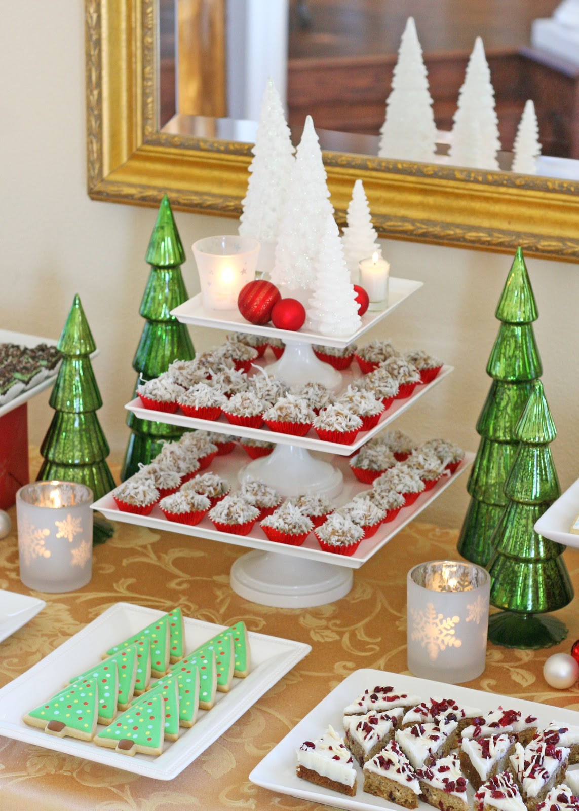 Christmas Party Desserts
 Classic Holiday Dessert Table Glorious Treats