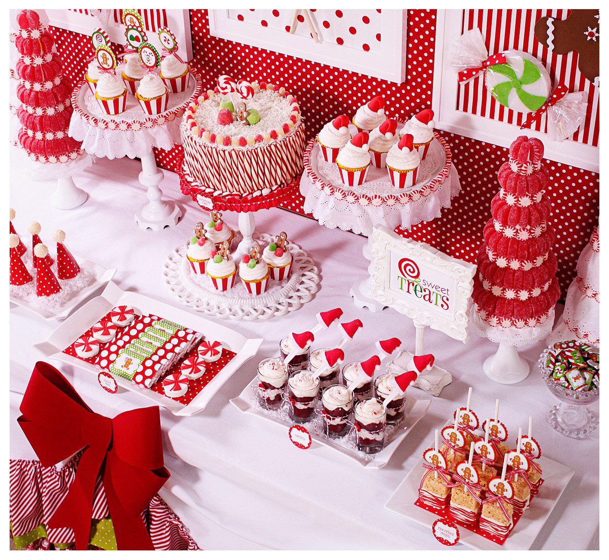 Christmas Party Desserts
 Amanda s Parties To Go Candy Christmas Dessert Table