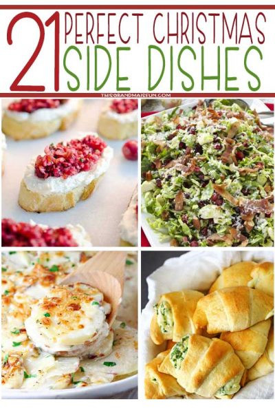 Christmas Party Side Dishes
 TGIF This Grandma is Fun Putting a new face on