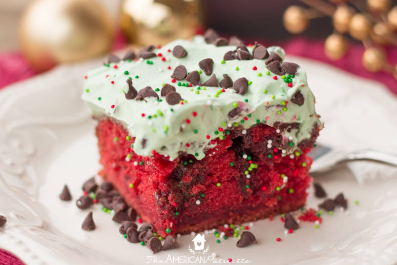 Christmas Poke Cake
 Christmas Red Velvet Chocolate Poke Cake The American