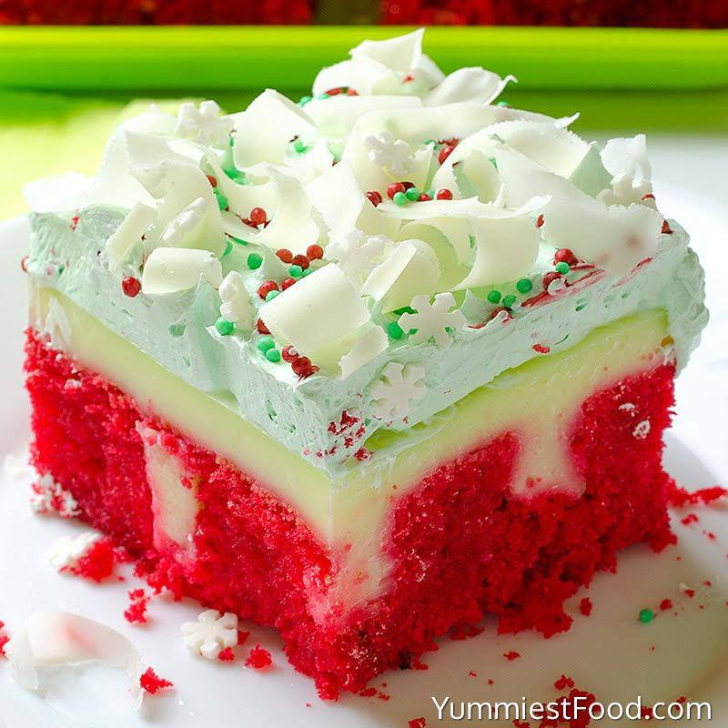 Christmas Poke Cakes
 ﻿Christmas Red Velvet Poke Cake Maria s Mixing Bowl
